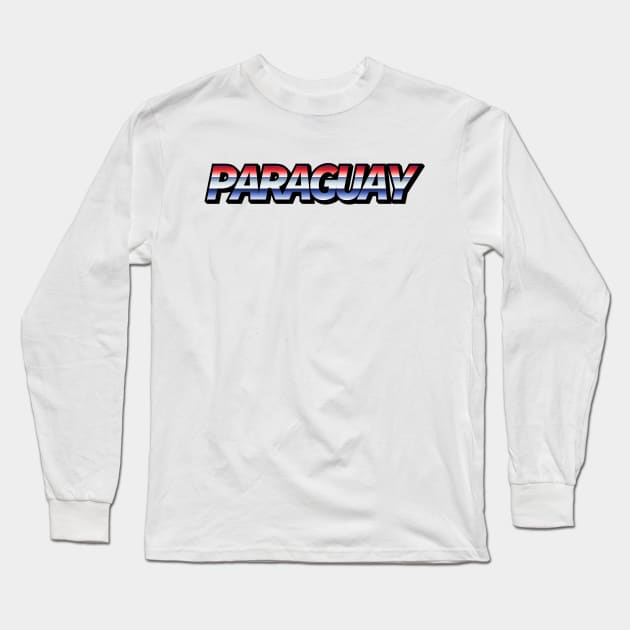 Paraguay Long Sleeve T-Shirt by Sthickers